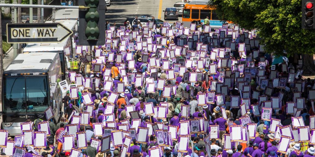 Striking workers need unemployment pay — and fast, this lawmaker says