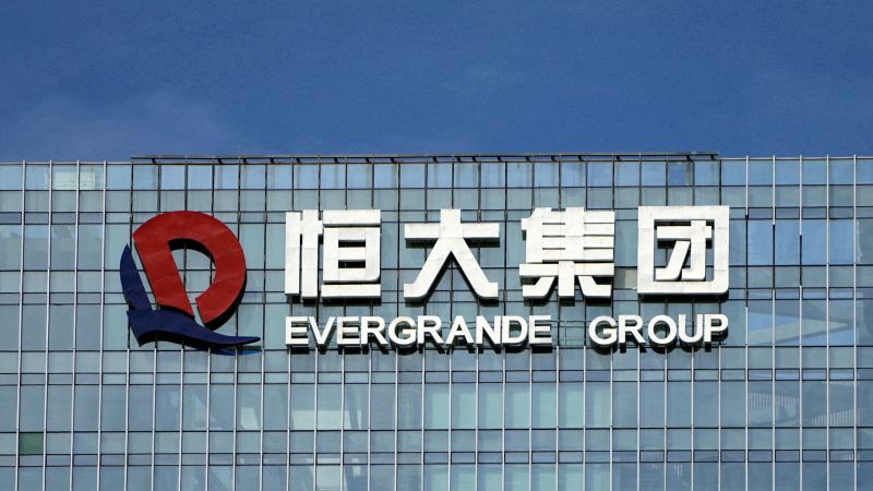 China’s Evergrande says losses narrowed by 50% in the first half of 2023 as shares plunge