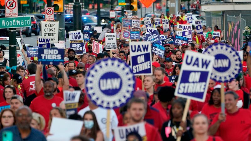 A core frustration unites striking workers: Exorbitant CEO pay