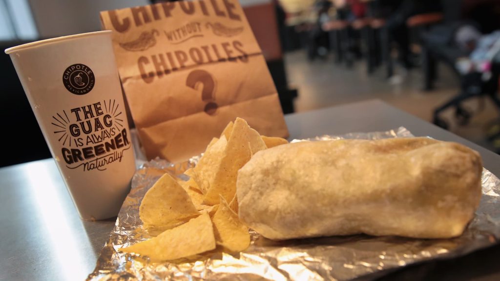 Chipotle Mexican Grill easily tops earnings estimates, as higher prices help offset food inflation