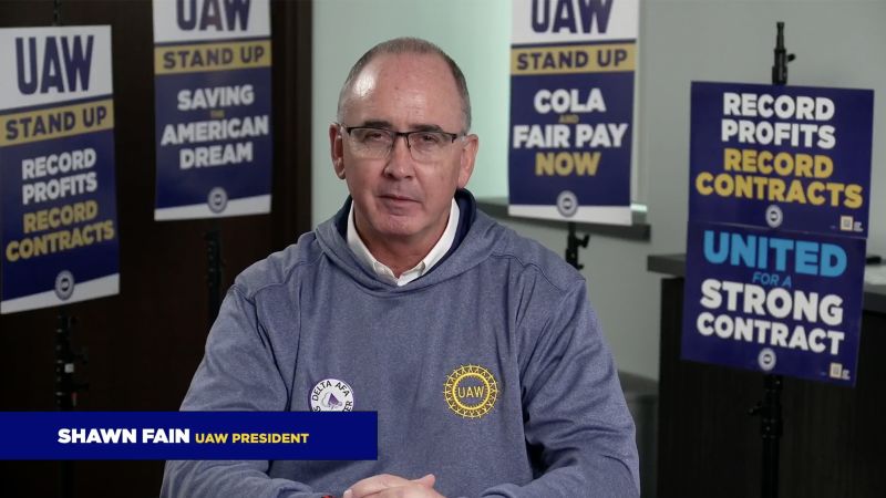 United Auto Workers president to striking workers: ‘There’s more to be won’