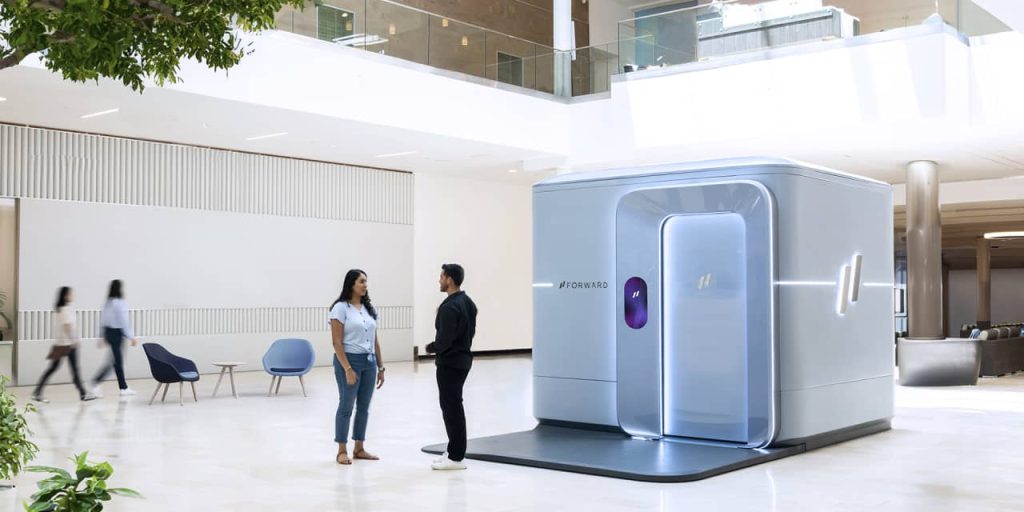 This pod is an AI-powered mini doctor’s office